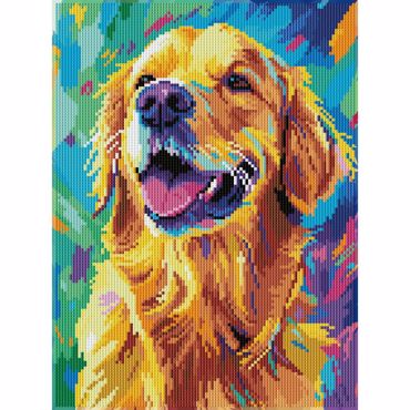 DIAMOND DOTZ GOOD BOY ΜΕ ΚΟΡΝΙΖΑ  30*40CM