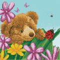 DIAMOND DOTZ HONEY POT BEAR HIDE SEED SE KAMBA  30.5*30.5CM