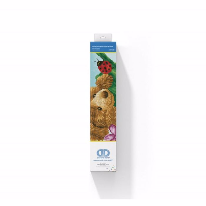 DIAMOND DOTZ HONEY POT BEAR HIDE SEED SE KAMBA  30.5*30.5CM