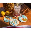 DIAMOND DOTZ VACATION COASTERS 9.8*9.8CM