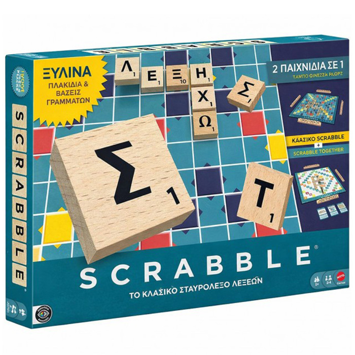 EPITRAPEZIO PAIXNIDI SCRABBLE ME XuLINA GAMMATA