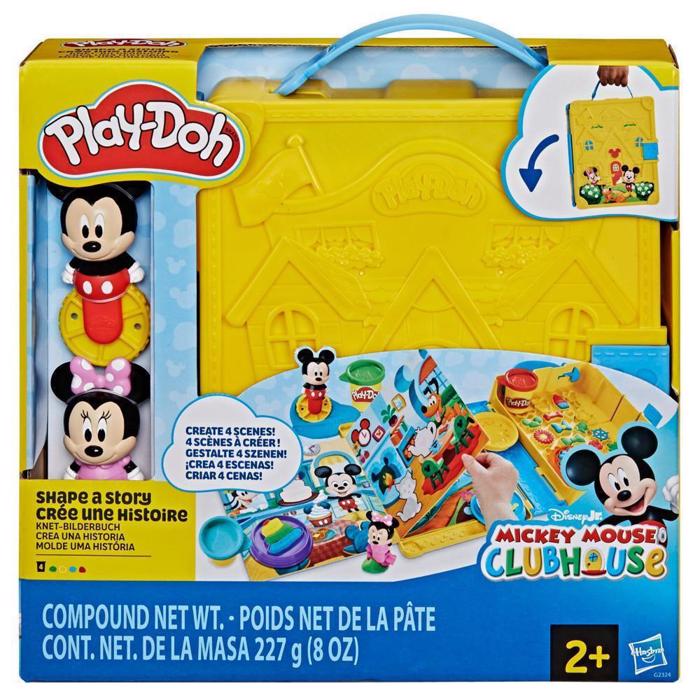 PLAY DOH KATASKEuES ME PLASTELINI MICKEY MOUSE CREATE A STORY