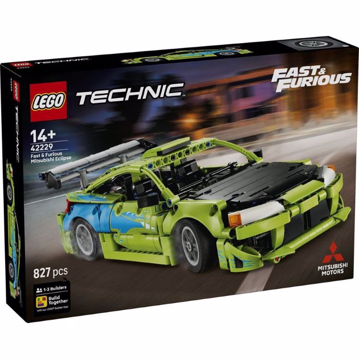 42229 LEGO FAST AND FURIOUS MITSUBISHI ECLIPSE CAR 827pcs