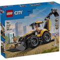 60480 LEGO YELLOW BACKHOE LOADER 301pcs