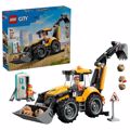 60480 LEGO YELLOW BACKHOE LOADER 301pcs