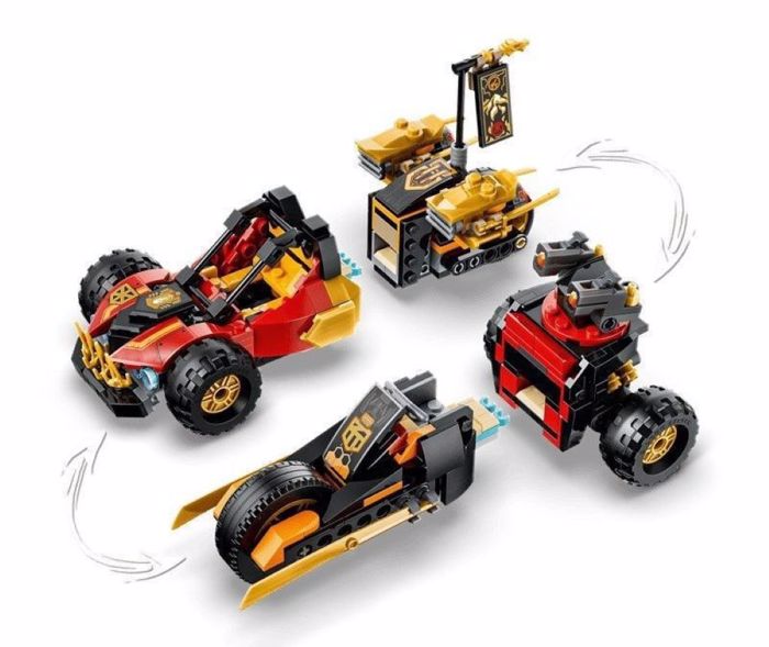 71864 LEGO KAI AND COLE'S COMBINER VEHICLES 394pcs