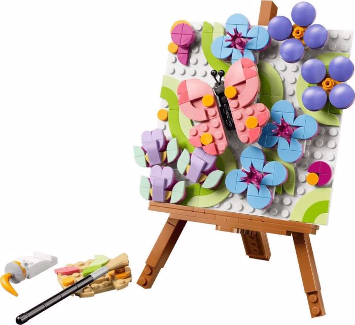 31390 LEGO FLORAL ART DECOR PAINTING 348pcs