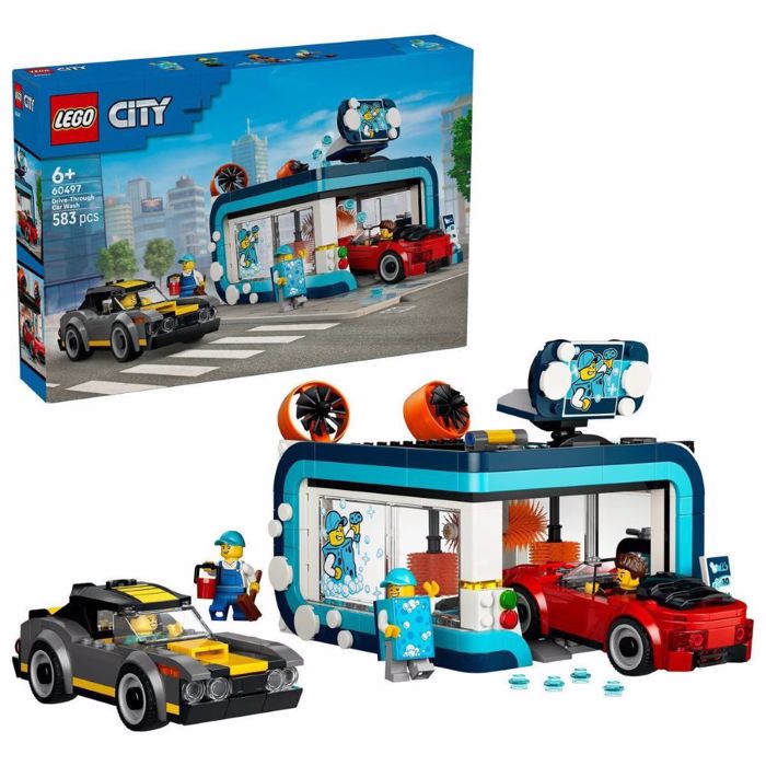 60497 LEGO DRIVE-THROUGH CAR WASH 583pcs