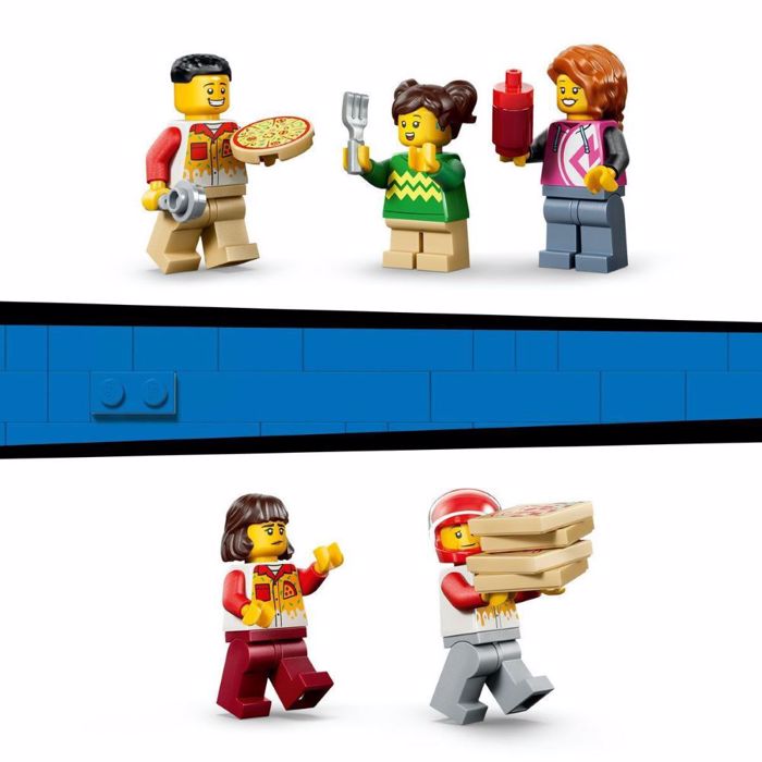 60496 LEGO PIZZA EXPERIENCE WITH VEHICLES 494pcs