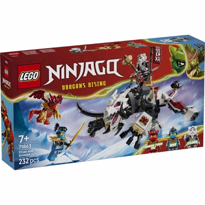 71863 LEGO ZILVAR AND GRIMTAK THE DRAGON BEAST 232pcs