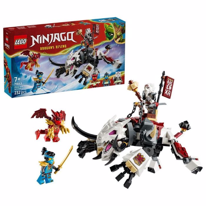 71863 LEGO ZILVAR AND GRIMTAK THE DRAGON BEAST 232pcs