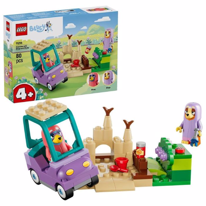 11216 LEGO GRANNIES WITH BINGO BLUEY 80pcs
