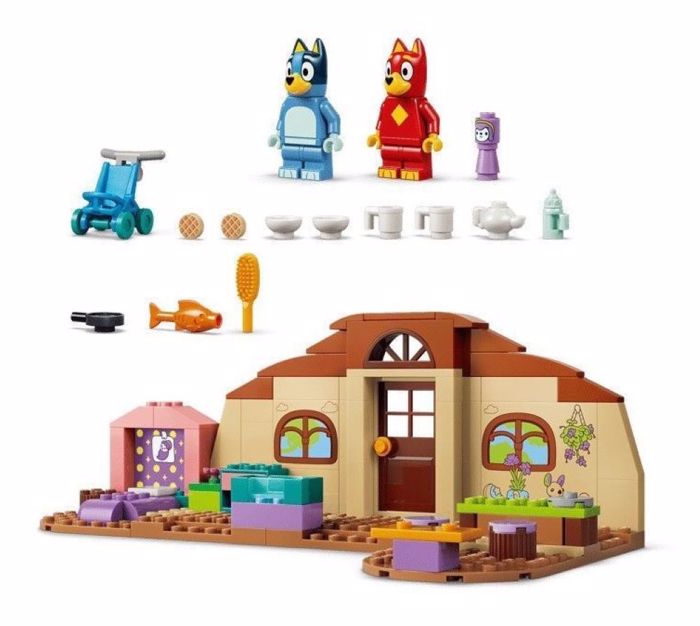 11221 LEGO SCHOOL WITH RUSTY AND BLUEY 106pcs