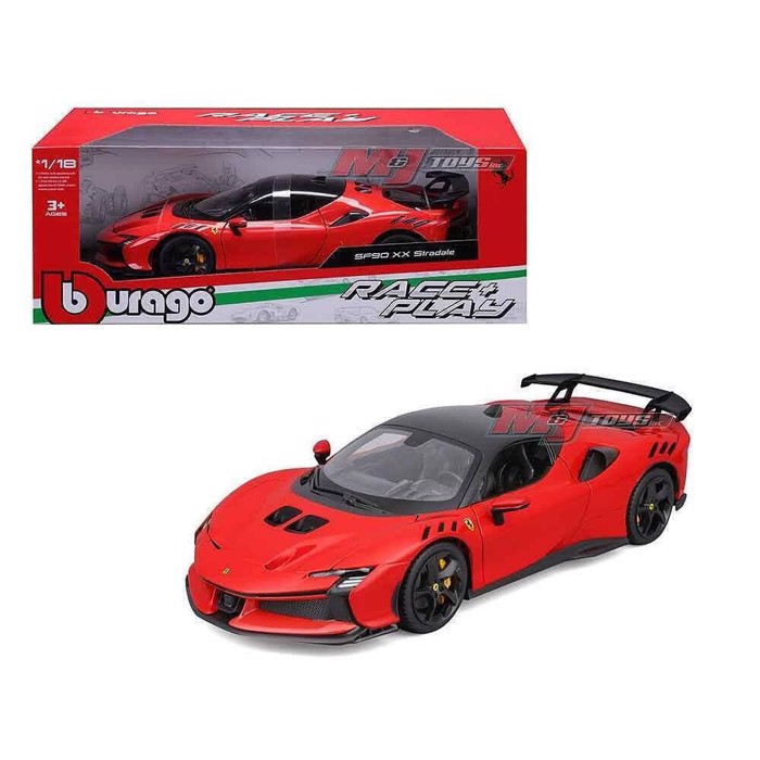 BURAGO 1/18 FERRARI SF90 XX STRADALE RED