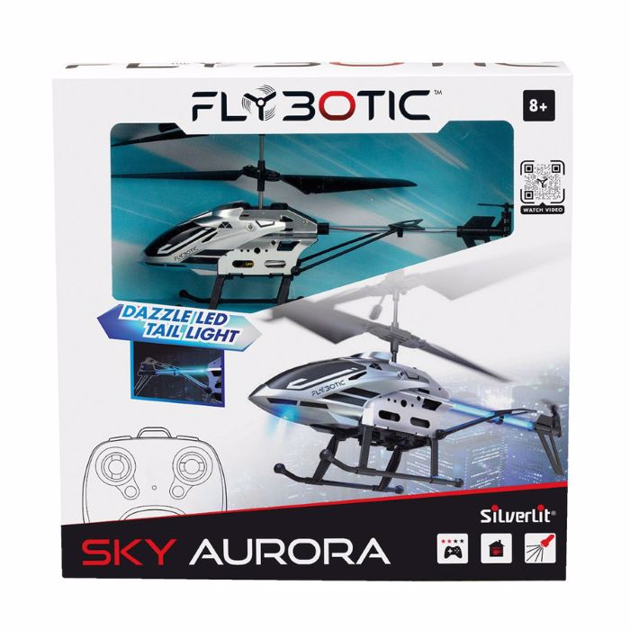 SILVERLIT TILEKATEuThuNOMENO ELIKOPTERO FLYBOTIC SKY AURORA