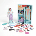 HAPPIHOBBI MAGITIKO KOuTI DRESS-UP WOODEN DOLL- FASHION GIRL