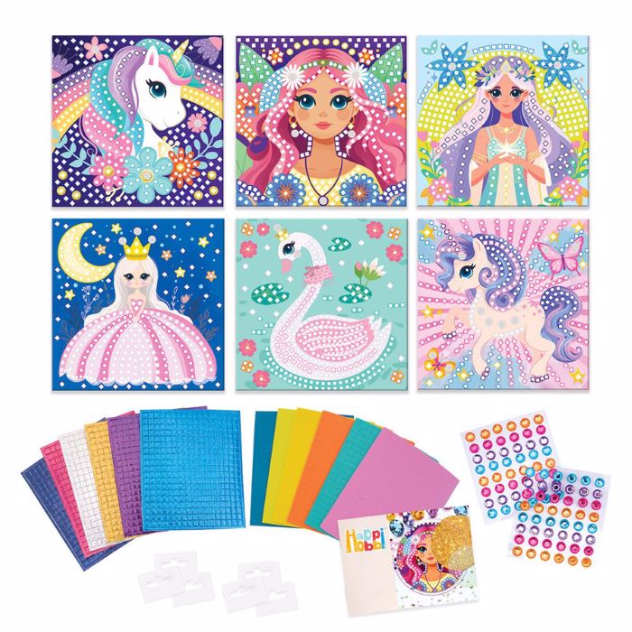 HAPPIHOBBI SET XEIROTEXNIAS MOSAIKO ME AuTOKOLLITA