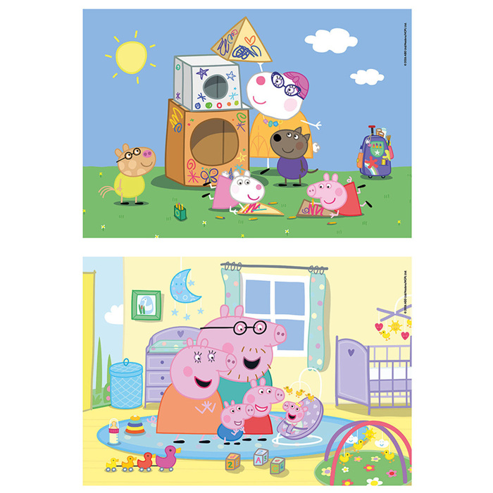 CLEMENTONI PUZZLE PEPPA PIG 2*60tmx