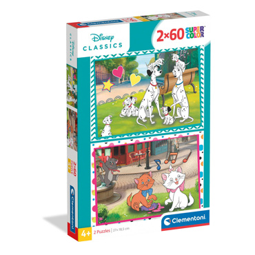 CLEMENTONI PUZZLE ΠΑΖΛ DISNEY 2*60τμχ