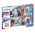 CLEMENTONI PUZZLE 4in1 FROZEN 12-16-20-24tmx