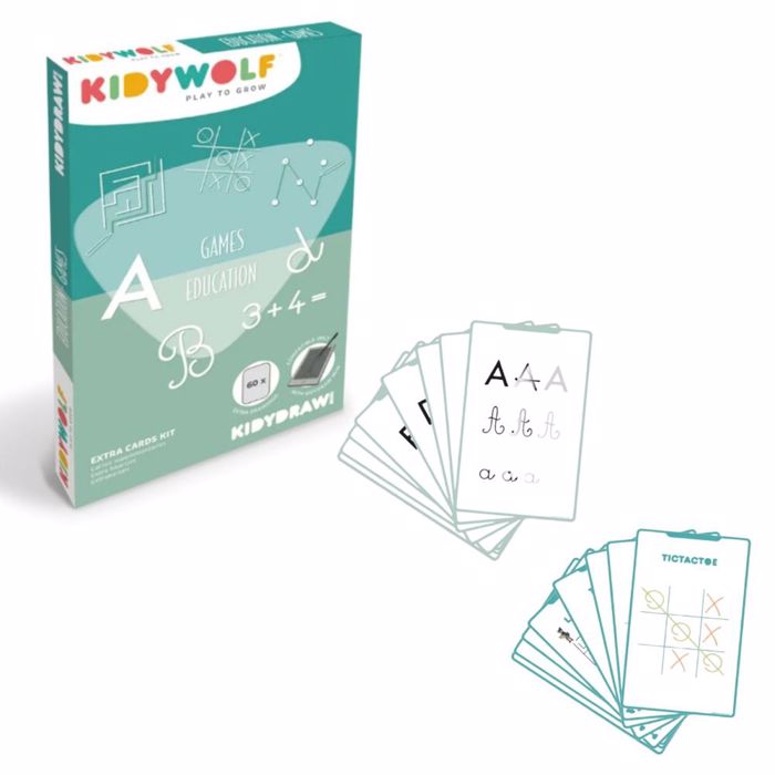 KIDYWOLF 60 KARTES GA TA MINI TABLET ZOGAFIKIS- PAIXNIDIA KAI EKPAIDEuSI