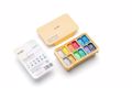 HIMI TEMPERES TWIN CUP GOUACHE SET 12xr. YELLOW  CASE
