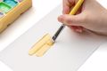 HIMI TEMPERES TWIN CUP GOUACHE SET 12xr. YELLOW  CASE