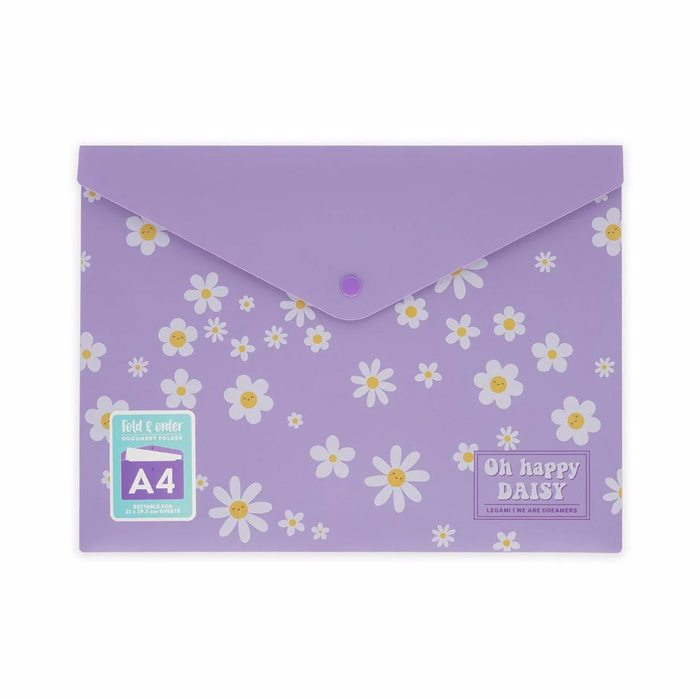 LEGAMI FAKELOS ME KOuMPI A4 FOLD & ORDER -DAISY