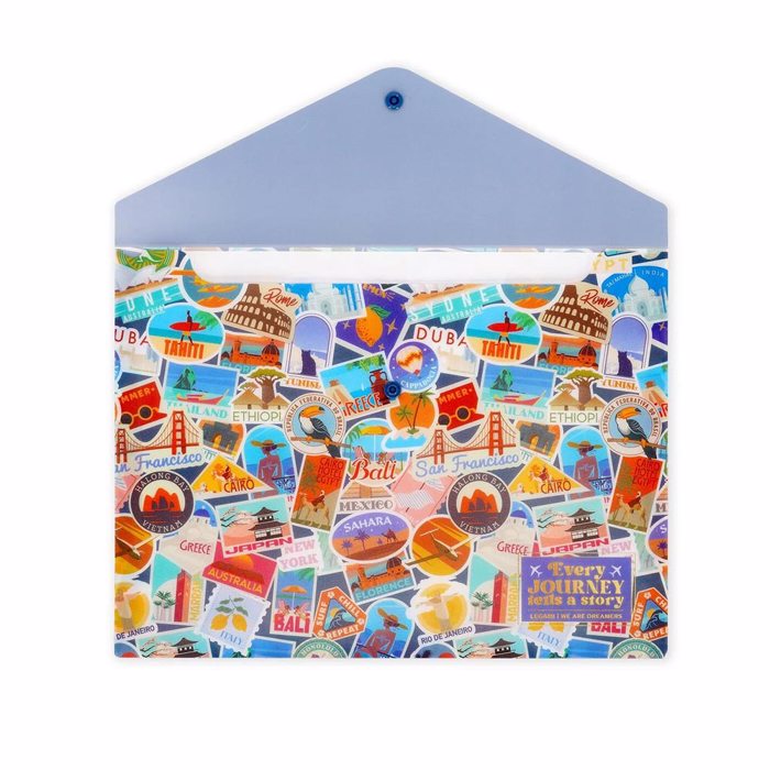 LEGAMI FAKELOS ME KOuMPI A4 FOLD & ORDER -TRAVEL STICKERS