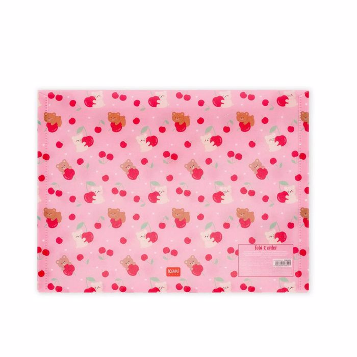 LEGAMI FAKELOS ME KOuMPI A4 FOLD & ORDER -TEDDY CHERRY
